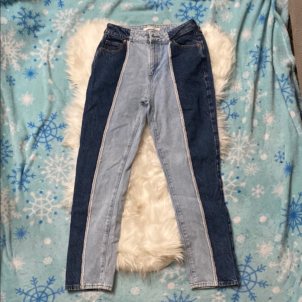 PACSUN Trendy duo dyed mom jeans